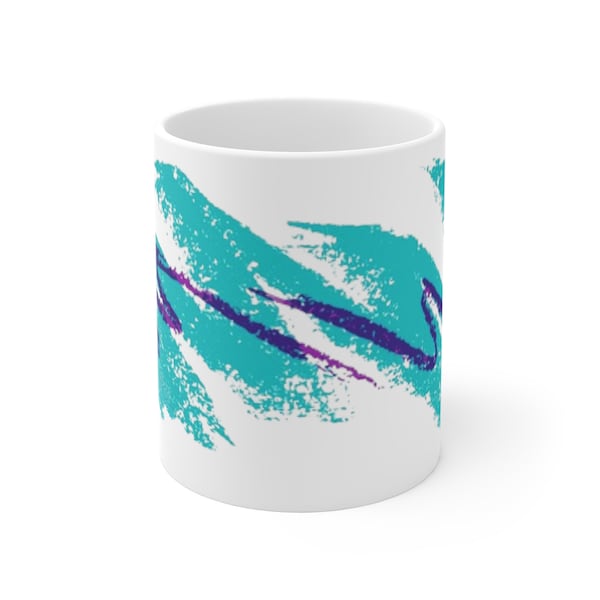 Retro 90s Jazz Cup Coffee Mug, 90s cup gift, 90s theme mug