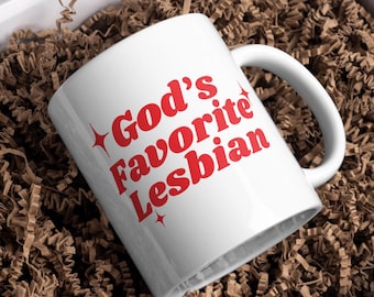 God's Favorite Lesbian | Sapphic Queer Weirdcore | Pride Month Gift| Lgbtq Awareness