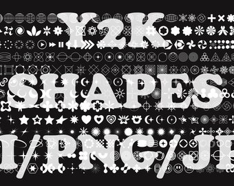 Y2K Shapes Templates