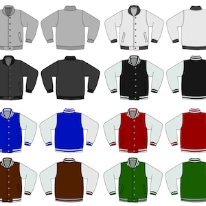 Letterman Jacket Templates