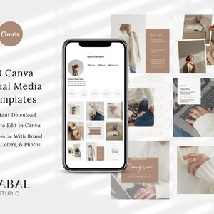 Canva Instagram Templates  - Instagram Templates for Small Business - Aesthetic Instagram