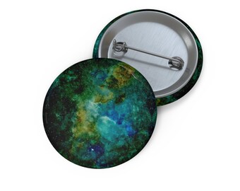 Space Pin Button - Etsy
