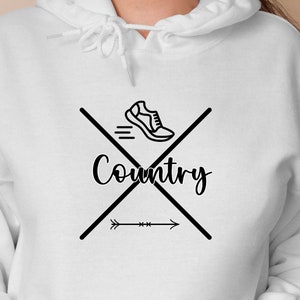 Run XC Hoodie, XC Sweatshirt, Cross Country Sweatshirt, Cross Country Mom Sweatshirt, Runner Sweatshirt, XC Runner Shirt, Sports Sweatshirt