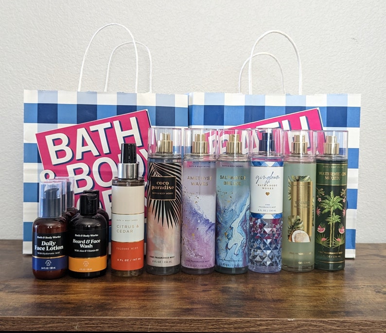 Bath and Body Works Fragrance Mist, Face Lotion, & Beard Face Wash mixed Selection Etsy
