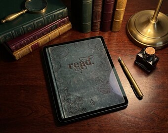 Digital Reading Journal Dark Academia | GoodNotes Book Tracker Planner | Book Review Log TBR List | Commonplace Book Literary Journal