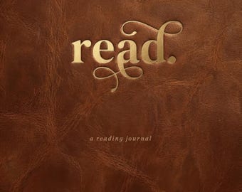 Digital Reading Journal GoodNotes Book Tracker | Vintage Leather Aesthetic | Book Review Log TBR List | Commonplace Book