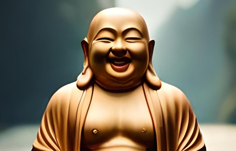 Laughing Buddha, Laughing Buddha Statue, Digital Download, Instant