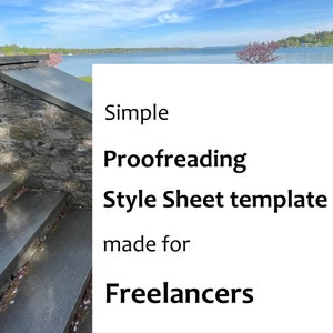 Proofreading Style Sheet