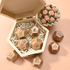 Gift For Couples,Personalised Date Dice Set-Anniversary Gifts, Couple Dices, Position Dice, Date Night Gifts, Date Night Ideas