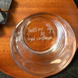 Gravieren Sie Ihre handgeschriebene Geschenknachricht für Ihre Lieben, benutzerdefinierte Handschrift Whiskyglas, Geschenke für Ehemann, Geschenke für Freunde, Geschenk
