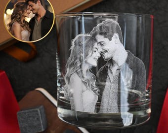Personalized Whiskey Glass,Anniversary Gift,I Promise To Always Be By Your Side,Gift For Husband,Couple Gift,Valentine Gift For Boyfriend