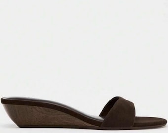 Arden Birkley suede wedges