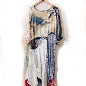 Upcycle abstract dress