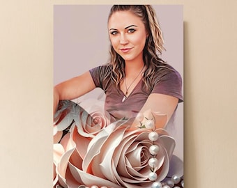 Custom Canvas Wall Art, Personalized Canvas Art, Enhanced Photo Wall Art, Custom Canvas