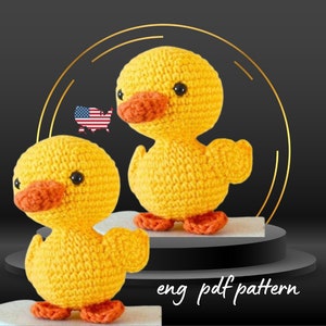 Duck Crochet Pattern, Rooster Crochet Pattern,Crochet pattern Duckling, amigurumi, Duck Pattern, Crochet Duck Pattern, PDF Crochet