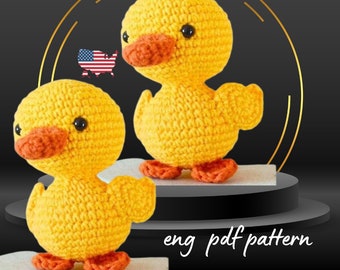 Enten Häkelmuster, Hahn Häkelmuster, Häkelmuster Entchen, amigurumi, Enten Muster, Enten Häkelmuster, PDF häkeln