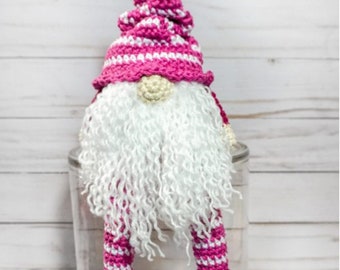 Valentines day gnome crochet pattern,Crochet gnome amigurumi pattern, Crochet Valentines day gnome pattern,Crochet patterns gnome ,Crochet