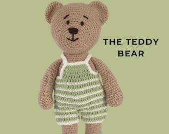 the teddy bear - crochet PDF pattern /Crochet bear PATTERN PDF - English amigurumi teddy bear pattern/children's gift