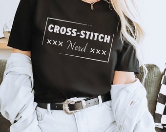 Cross Stitch Shirt For Cross Stitchers Cross Stitch Shirt For Mom,Funny Cross Stitch Shirt for Grandma,Cross Stitch Tee,Funny Knitting Gift,