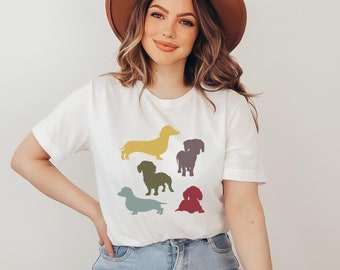 Camisa Dachshund, regalo de mamá de perro caliente, regalo de amante de Dachshund, mamá Weenie, camisa divertida de Dachshund camisa de mamá, camisa de mamá Doxie, mamá Dachshund