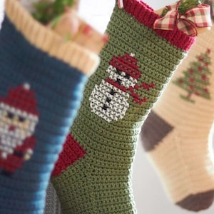 Oversized Stocking crochet. Holidays Décor,Christmas Stocking Decoration, Christmas Crochet Pattern, Christmas Stockings - CROCHET PATTERN