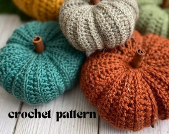 Crochet Pumpkins,Digital crochet pattern "Pumpkin",Crochet pumpkin pattern, Fall crochet pattern, pattern,Halloween Crochet Pumpkin Stack,