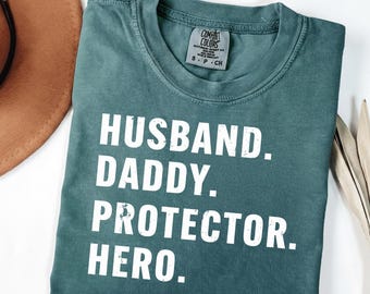 Husband Daddy Hero Shirt,Funny Dad Shirt,Husband Gift, Funny shirt,Fathers Day Gift, Husband Shirt,Husband Daddy Shirt,Gift For Father Day
