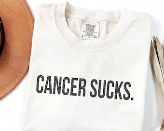 cancer sucks shirt,Fuck cancer shirt,Breast Cancer Shirt,Chemo shirt,Cancer Patient Gift,Chemo Gift ,Cancer Survivor Gift,Cancer Gift