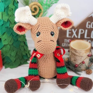 the Moose Crochet PDF Pattern ONLY, Amigurumi Moose, Handmade Moose,moose tutorial, amigurumi, amigurumi moose, moose pattern