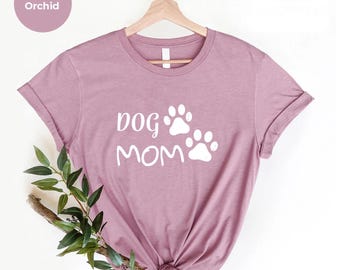 Camisa de mamá de perro Comfort Colors, regalo personalizado de mamá, camisa personalizada con nombre de perro, camisas de mamá de perro, regalos de mamá de perro, regalo de cumpleaños para mamá de perro, nueva mamá de perro