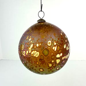 Craig Zweifel Art Glass Ornamento natalizio
