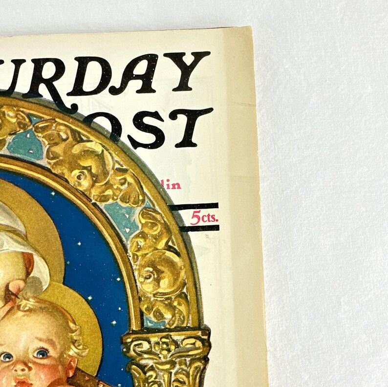 Saturday Evening Post Christmas 1927 JC Leyendecker image 9