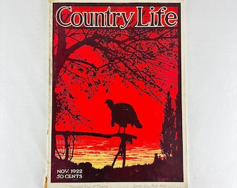 Antique Country Life Magazine Fall 1922 Edition