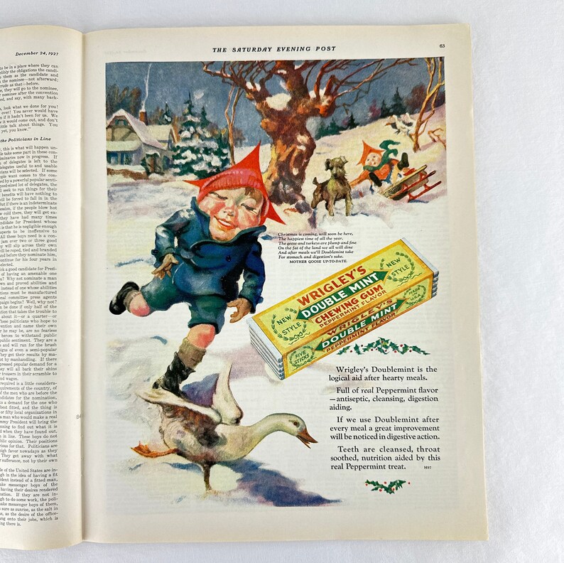 Saturday Evening Post Christmas 1927 JC Leyendecker image 6