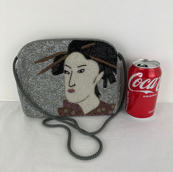 Hand Beaded Purse Made by Genie in Korea - image 8