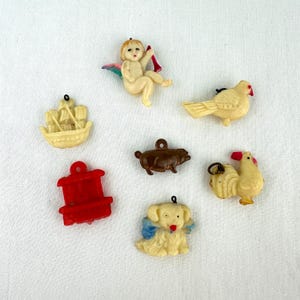 Vintage Cracker Jack Figural Charm Prizes