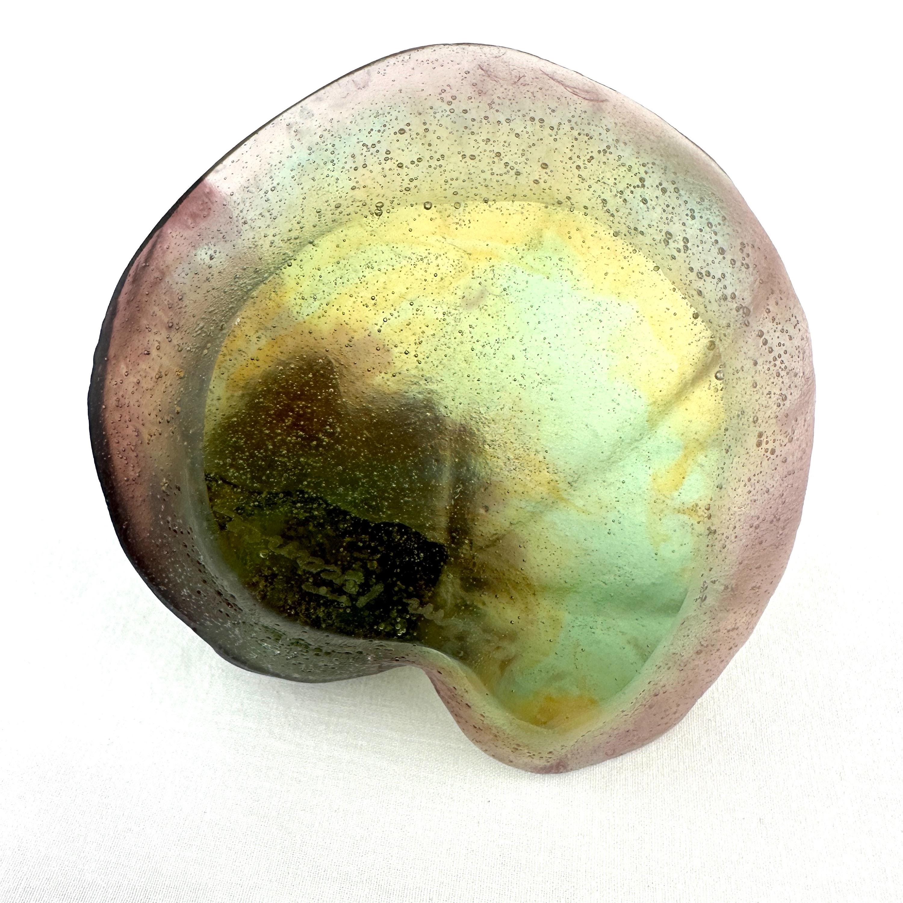 Vintage Daum French Pate De Verre Frog Art Glass Dish - Etsy