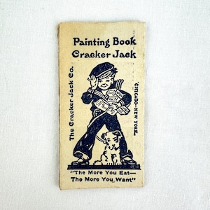 1920’s Cracker Jack Painting Book