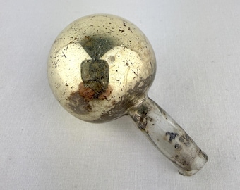 Rare Small 1.5” Victorian Silver Witch Ball