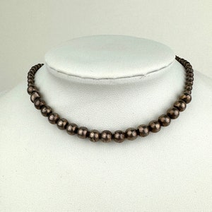Graduated Sterling Silver Pearl Necklace