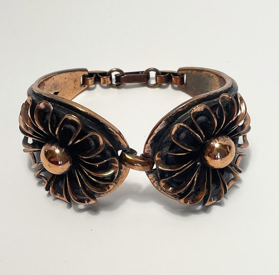 Rebajes Copper Double Flower Bracelet - image 2