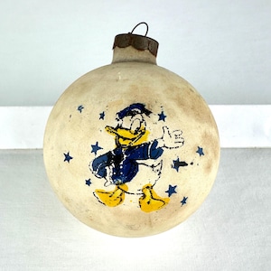 Rare Disney Donald Duck Christmas Ornament