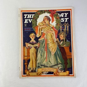 Saturday Evening Post Christmas 1934 J C Leyendecker