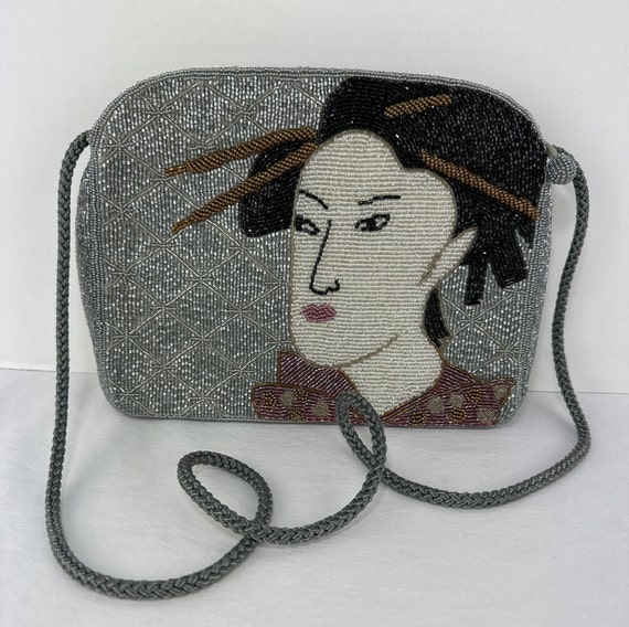 Hand Beaded Purse Made by Genie in Korea - image 1