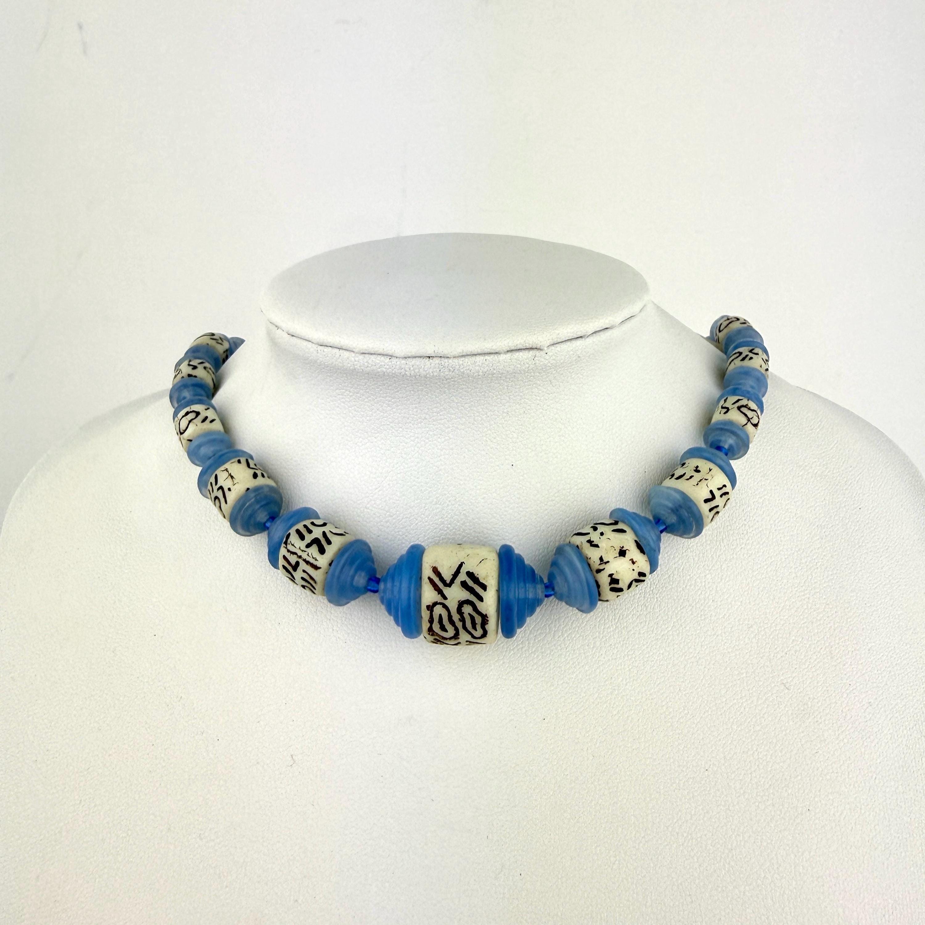 Vintage czech art deco necklace - Etsy 日本