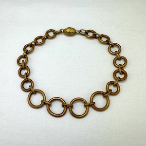 Vintage Gold Tone Link Bracelet