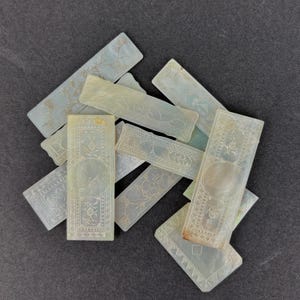 Antique Chinese Gaming Counters or Chips Set of Eleven