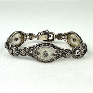 Vintage Judith Jack Art Deco Style Bracelet