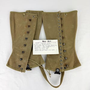 Vintage leggings från andra världskriget - Vernon Boyer, veteran från Normandie