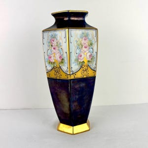 Antique Japanese Noritake Nippon Hand Painted Vase